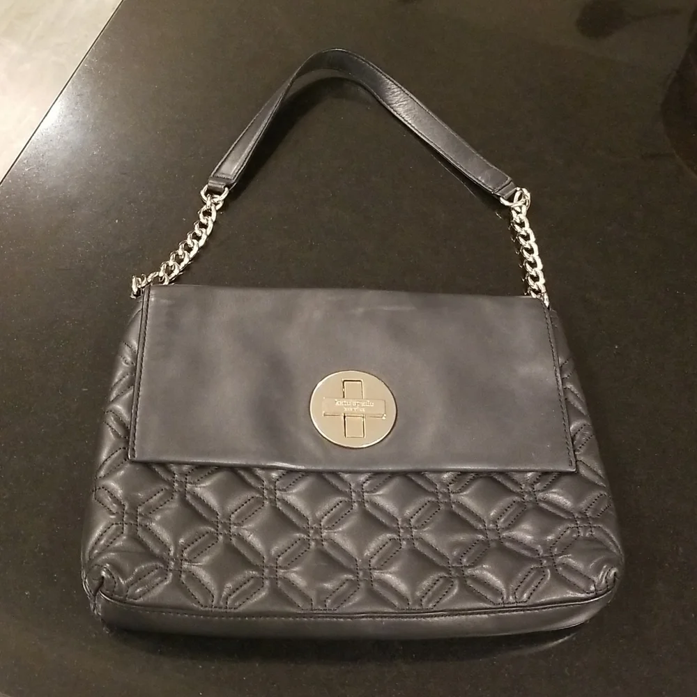 💕KATE SPADE💕 Black Quilted Shoulder Bag